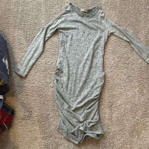 Gray sweater dress. I forget where this is from! Size Large